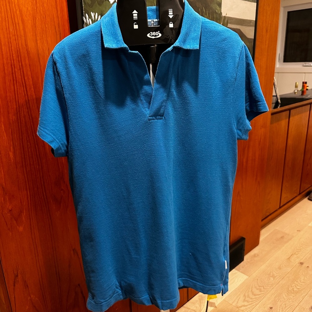 Orlebar Brown - M - Blue - Luxury Cotton Polo